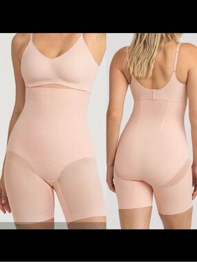 Honeylove SuperPower Short Compression Shapewear Rose Tan